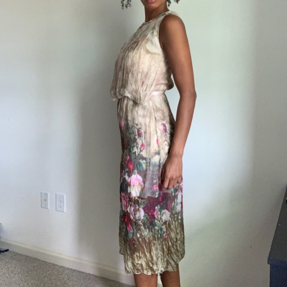 Silk floral dress - Picture 2 of 7